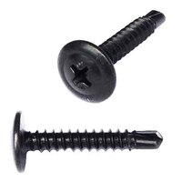 TEKKL8112BZ #8 X 1-1/2"(1-5/8") K-Lath (Mod. Truss Head), Phillips, Self Drilling Screw (Tek), Black Zinc