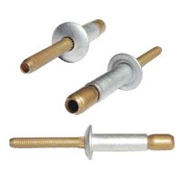 Structural Pop Rivets Interlock blind Steel- grip-25pcs 0.080-0.375 8-6 1/4" 