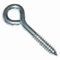 LEB384 3/8" X 4" Lag Thread Eye Bolt, Zinc