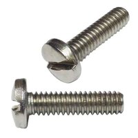 BMS458S #4-40 x 5/8" Binder Head, Slotted, Machine Screw, Coarse, 18-8 Stainless