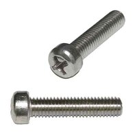 PFIMS0102S #10-24 X 2" Fillister Head, Phillips, Machine Screw, Coarse, 18-8 Stainless