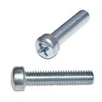 PFIMS010112 #10-24 x 1-1/2" Fillister Head, Phillips, Machine Screw, Coarse, Zinc