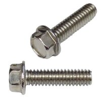 HWHMS14114S 1/4"-20 X 1-1/4" Hex Washer Head, Machine Screw, Coarse, 18-8 Stainless