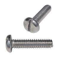 #8-32 X 5/8" Pan Head, Slotted, Machine Screw, Coarse, Hastelloy C-276