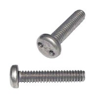 PSPM01234S #12-24 X 3/4" Pan Head, Spanner, Security Machine Screw, 18-8 Stainless