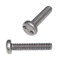 PSPM14114S 1/4"-20 X 1-1/4" Pan Head, Spanner, Security Machine Screw, 18-8 Stainless