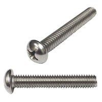 RPMS858S #8-32 X 5/8" Round Head, Phillips, Machine Screw, Coarse, 18-8 Stainless