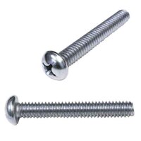 RPMS678 #6-32 x 7/8" Round Head, Phillips, Machine Screw, Coarse, Zinc