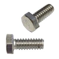 TRHSMS01212S316 #12-24 X 1/2" Trim Hex Head, Slotted, Machine Screw, Coarse, 316 Stainless