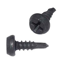 7/16" Framing Self-Drilling Screw, Pan Head, Phillips, Plain