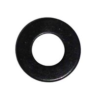 1/4" SAE Flat Washer, Med. Carbon Thru-Hardened (for Gr.5), Black Zinc, USA