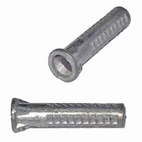 LSA101 #10-14 X 1" Wood Screw Anchor, Lead Alloy