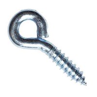 PACK OF 100 x BRIGHT ZINC PLATED SCREW EYES BZP PART THREADED * 30mm x 6g 