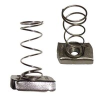 SPN14S316 1/4"-20 Spring Nut (for Channel), 316 Stainless