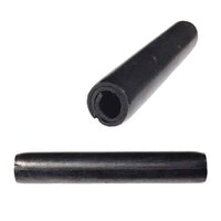 1/4" X 1-1/4" Coiled Spring Pin, Standard, Carbon Steel, Plain