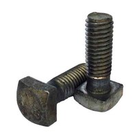 SQMB1222P 1/2"-13 X 22 Square Head Machine Bolt, A307, Coarse, Plain