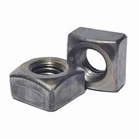 #6-32 Square Machine Screw Nut, Coarse, Plain