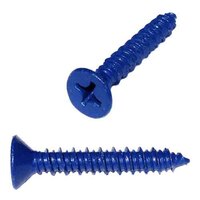 FPTCON145 1/4" X 5" Tapcon Screw Anchor, Flat Head, Phillips, Blue