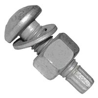 1"-8 X 2-1/4" F3125 Gr. A325 Tension Control Bolt, w/ Nut & Washer, Galvanized, (Import)