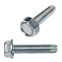 HWHNTF01034 #10-32 x 3/4" Hex Washer Head, Un-Slotted, Thread Cutting Screw, Type-F, Zinc