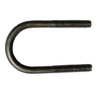 1/2"-13 X 3" Pipe Size, U-Bolt, Fig.137 (Long Tangent), Carbon Steel, Plain