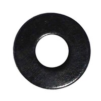 5FW516BK 5/16" USS Flat Washer, Med. Carbon Thru-Hardened (for Gr.5), Black Zinc