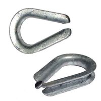 WRTH316 3/16" Wire Rope Thimble, Zinc