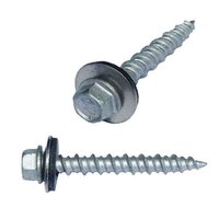 WG102 2" Hi-Hex Washer Head, (WoodGrip), w/ Stainless Bonded Washer, Coated