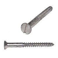 FLAT SLOT WOOD SCREWS SS